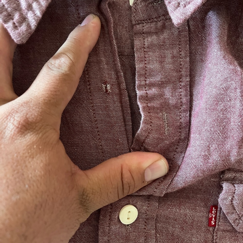 Levis Men’s Long Sleeve Shirt XL - Picture 6 of 12